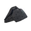 Gray Claw Clip with Romantic Heart Pattern