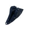 Blue Claw Clip with Stylish Heart Bow