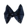 Blue Claw Clip with Stylish Heart Bow