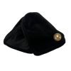 Elegant Black Velvet Claw Clip