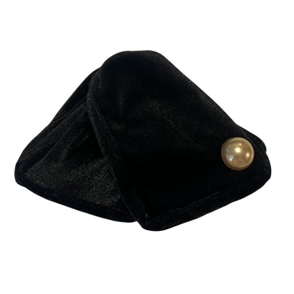 Elegant Black Velvet Claw Clip