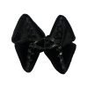 Elegant Black Velvet Claw Clip