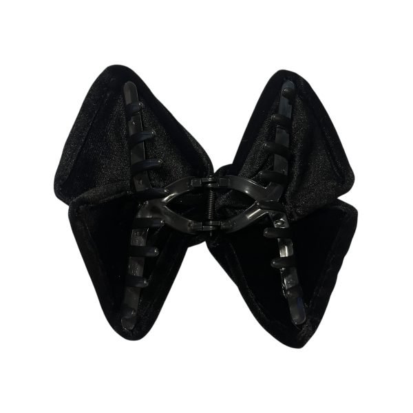 Elegant Black Velvet Claw Clip