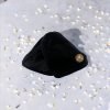 Elegant Black Velvet Claw Clip