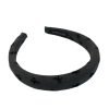 HB003-03 Gray Headband with Bow Pattern