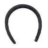 HB004-02 Gray Headband with Heart Dot