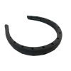 HB004-03 Gray Headband with Heart Dot