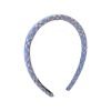 Powder Blue Plaid Headband