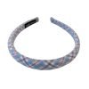 Powder Blue Plaid Headband