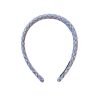Powder Blue Plaid Headband