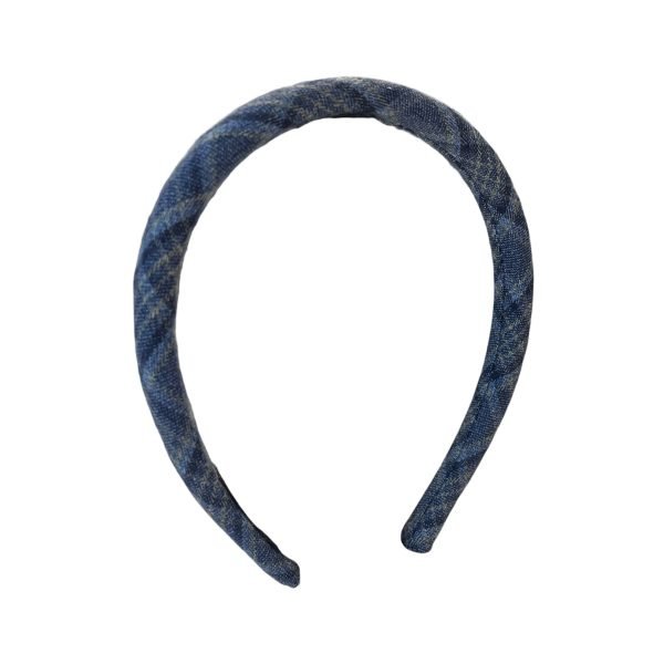 HB011-01 Blue Classic Plaid Headband