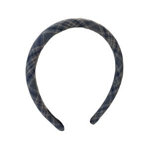HB012-01 Gray Classic Plaid Headband
