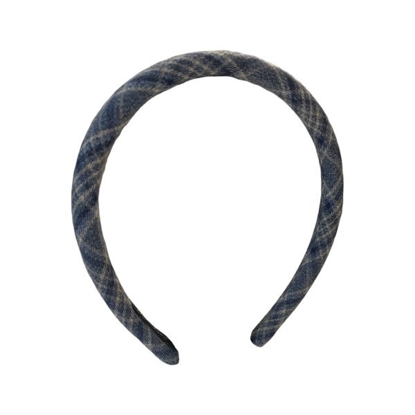 HB012-01 Gray Classic Plaid Headband