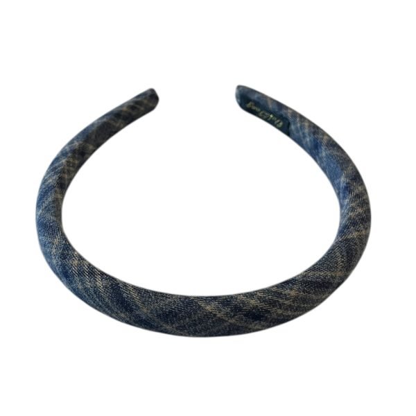 HB012-02 Gray Classic Plaid Headband