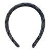 HB012-04 Gray Classic Plaid Headband