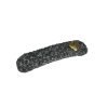 Gray Snap Hair Clip with Golden Heart