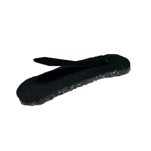 Gray Snap Hair Clip with Golden Heart