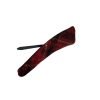 Red Plaid Snap Hair Clip