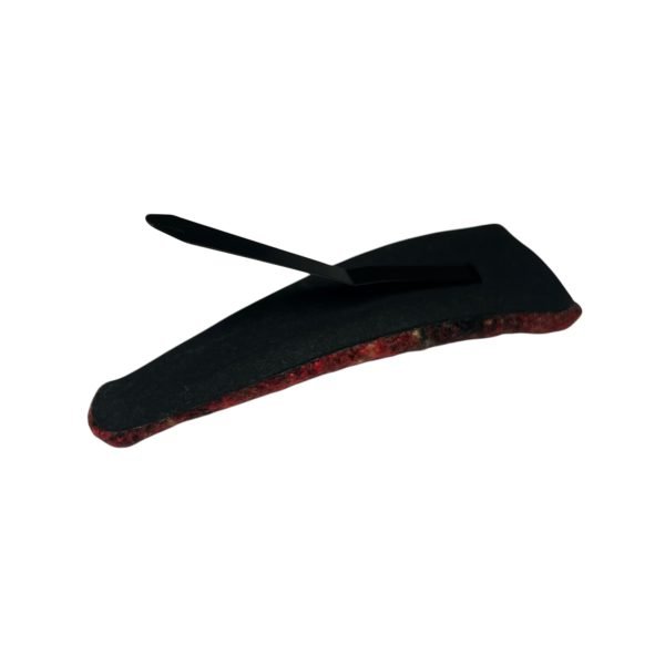 Red Plaid Snap Hair Clip