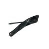 Black Plaid Snap Hair Clip