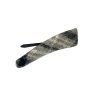 Gray Plaid Snap Hair Clip