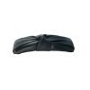 Black Bow Artificial Leather Snap Hair Clip
