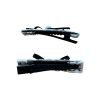 Black & White Lace Hair Clip with Bow