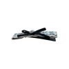 Black & White Lace Hair Clip with Bow