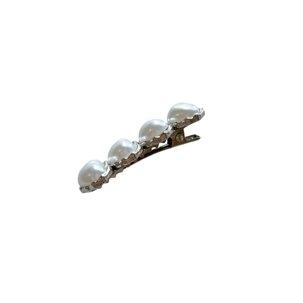 Pearl Heart-shaped Hair Clip