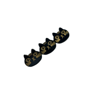 HC017-01 Cute Black Cat Hair Clip