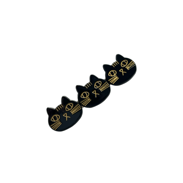 Cute Black Cat Hair Clip