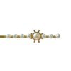 Golden Hair Clip with Pearl