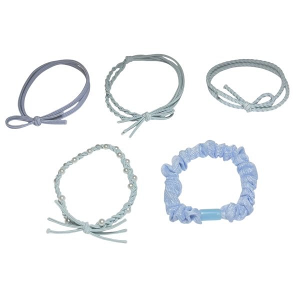 Powder Blue Ocean Hair Tie Set