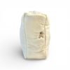 Creamy Teddy Bear Embroidered Makeup Bag