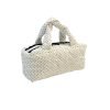 Polka Dot on Quilted Heart Pattern Makeup Bag (with Handle)