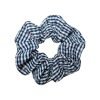 Blue & White Gingham Scrunchie