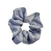 Classic Blue Satin Scrunchie