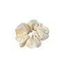 Classic Beige Satin Scrunchie