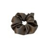 Classic Brown Satin Scrunchie