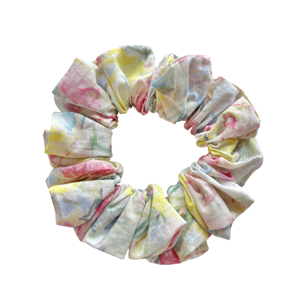 Colorful Romantic Ruffled Scrunchie