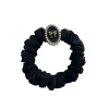Black Vintage Bow Scrunchie