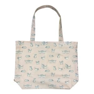 TB001-01 Pink Cat Tote Bag