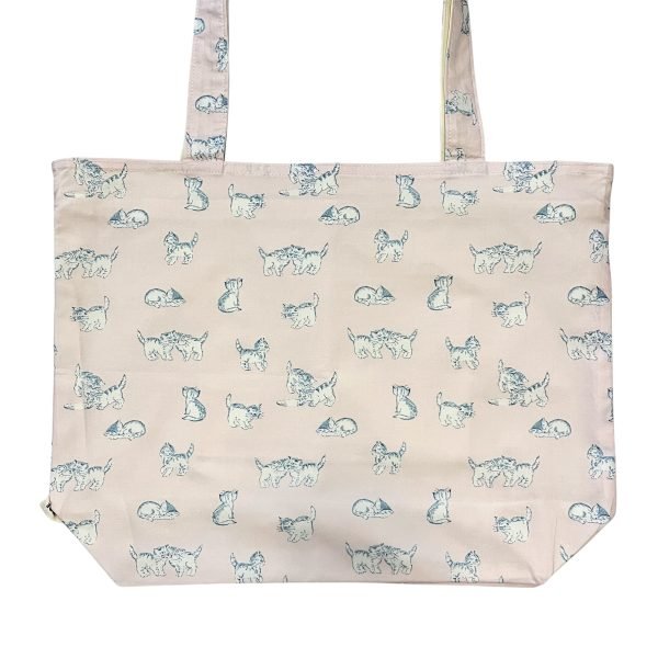 Pink Cat Tote Bag