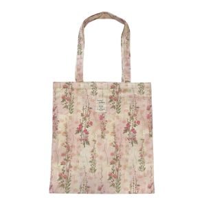TB008-01 Vintage Pink Floral Tote Bag