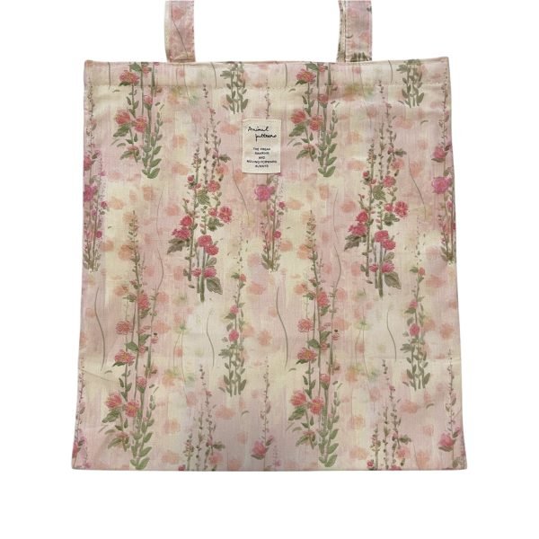 Vintage Pink Floral Tote Bag