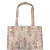 Vintage Pink Floral Tote Bag