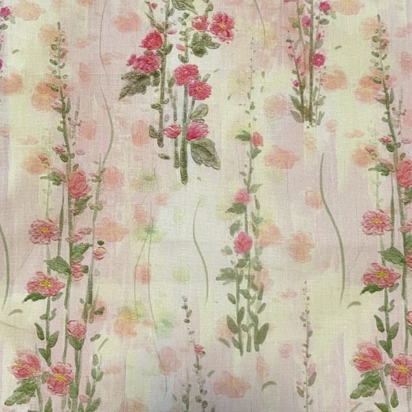 Vintage Pink Floral Tote Bag