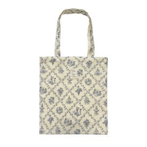 TB009-01 Blue Garden Tote Bag