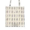 Blue Plant Floral Tote Bag