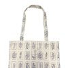 Blue Plant Floral Tote Bag